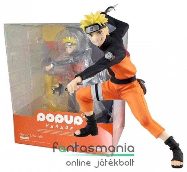 14 cm Naruto Shippuden anime Naruto Uzumaki PVC szobor