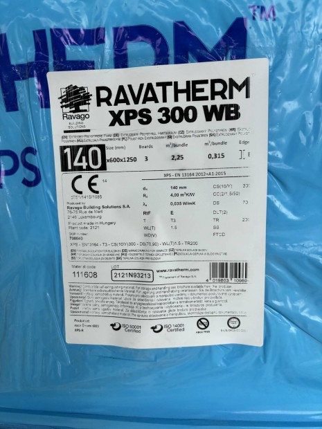 14 cm XPS Ravatherm 300 wb