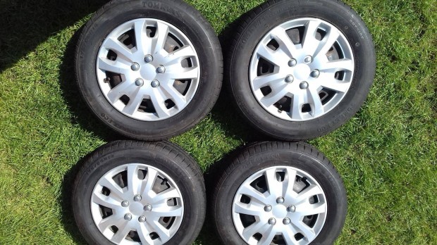 14 col 4x100 lemezfelni új nyári gumival Hyundai Kia Suzuki Toyota stb
