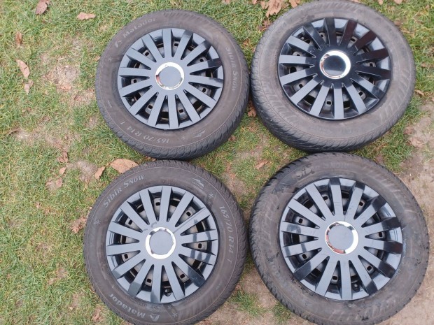 14 col 5x100 lemezfelni tli gumival Vw Polo Skoda Fabia Seat Ibiza