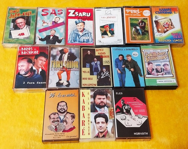 14 darab kiváló állapotú kabaré kazetta eladó!