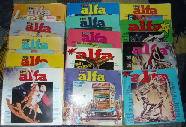 14 db Alfa magazin (1984 s 1989 kztti lapszmok)