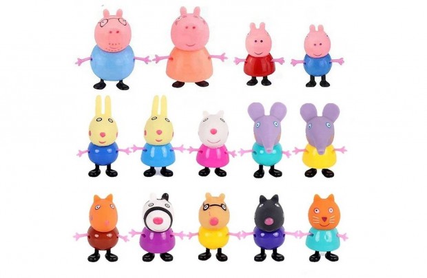 14 db-os Peppa malac figura szett