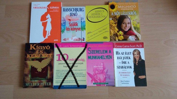 14 db pszichológia lélektani párkapcsolati könyv együtt könyvcsomag
