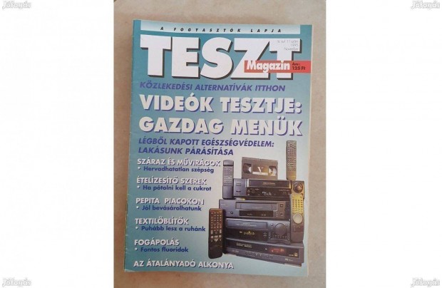 14 db retr jsg Teszt Magazin gyjtemny egyben 1993-1996