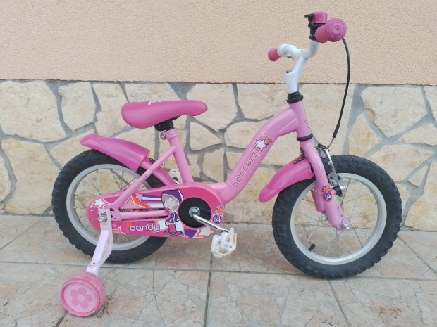 14-es Mélyvázas Princessa kontrafékes kislány kerékpár bicikli. 