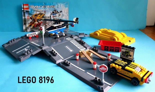 14 ves LEGO Racers 8196 Chopper Jump, hinytalan, tmutat, doboz