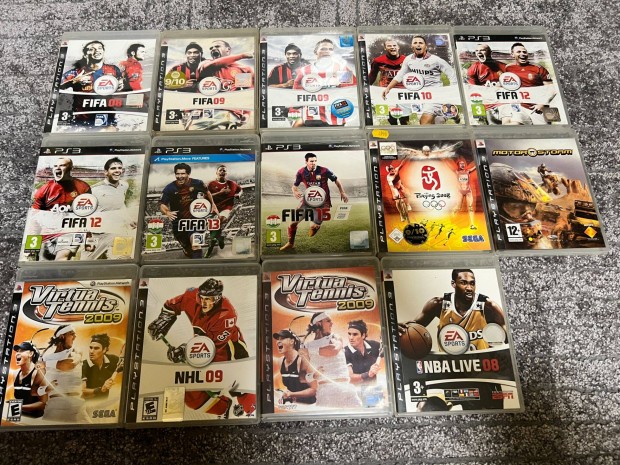 14db Eredeti Playstation 3 PS3 játék egyben eladó
