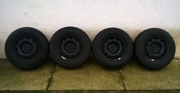 14es 5x100 Octavia,A3,Bora,Golf lemez 175/80R14 új téli gumival eladó