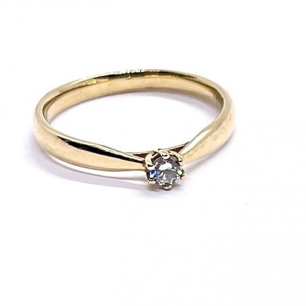 14k solitaire 0.2ct gymnt gyr