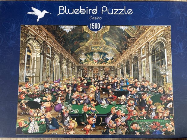 1500 db-os egyszer kirakott Bluebird Puzzle elad