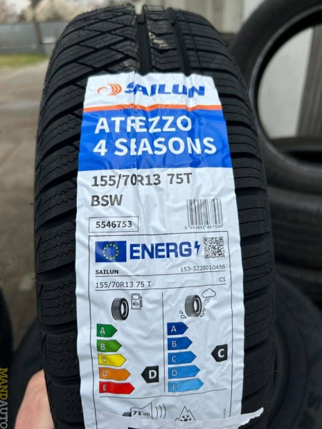 155/70R13 Sailun Atrezzo 4Season,j ngy vszakos gumi