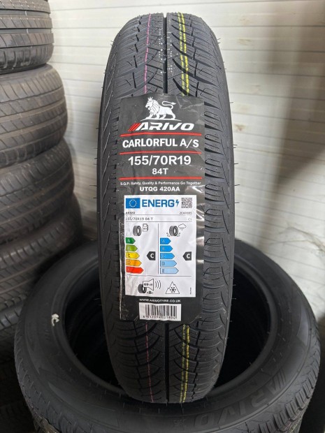 155/70R19 155/70 R19 új Arivo négyévszakos gumi Dot4724 Ár/db