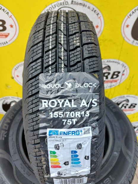 155/70 r13 Royal Black Új 4évszakos 15000ft/db