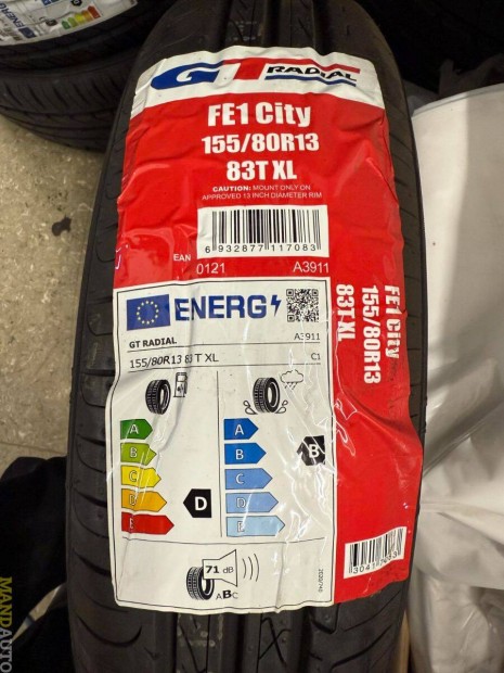 155/80R13 Gtradial FE1 City(XL)