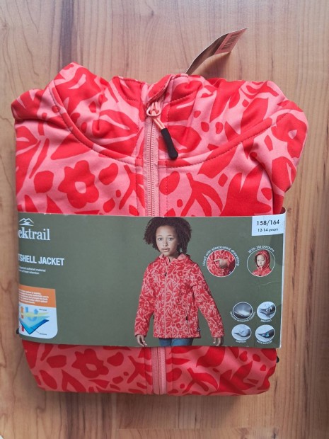 158/164 Rocktrail Lidl gyerek lny softshell dzseki kabt 