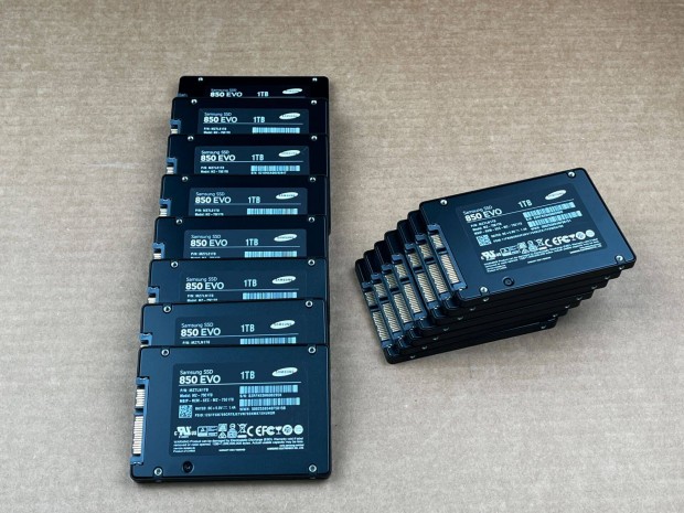 15TB 15x Samsung 1TB MZ-75E1TO 3D NAND, Sataiii, 2.5" SSD