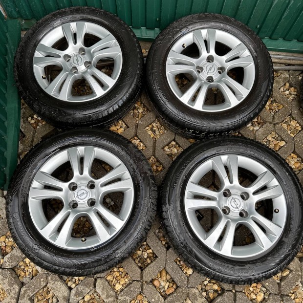 15" 4x100 6J ET39 Opel alufelni eladó! Gumival is! Nyári, Téli.