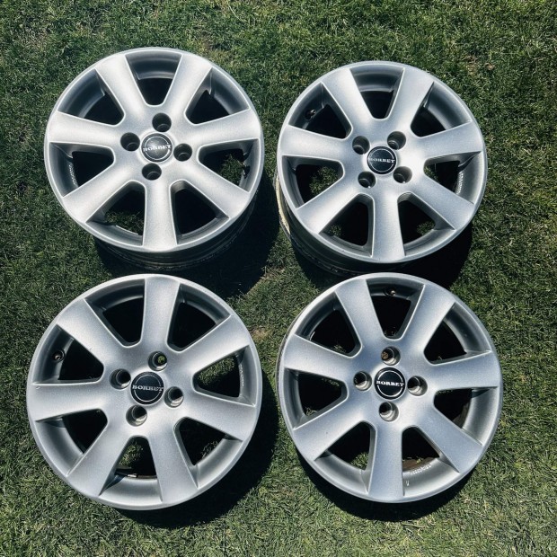 15" 4x100 6,5J ET38 Borbet német alufelni eladó! Gumival is