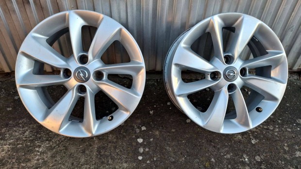 15" 4x100 gyári Opel alufelni 2db