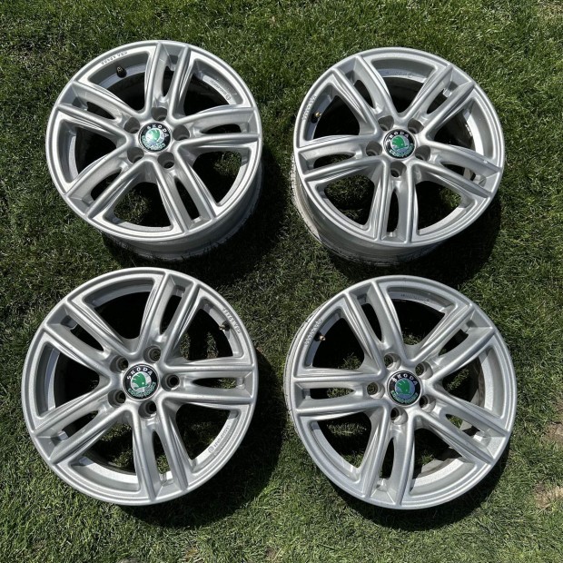 15" 5x100 6J ET38 Brock Skoda, Seat, VW alufelni eladó! Gumival is