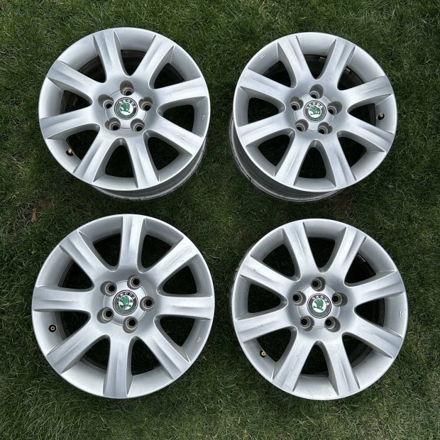 15" 5x100 6J ET43 Skoda alufelni eladó! Gumival is! Seat, Volkswagen
