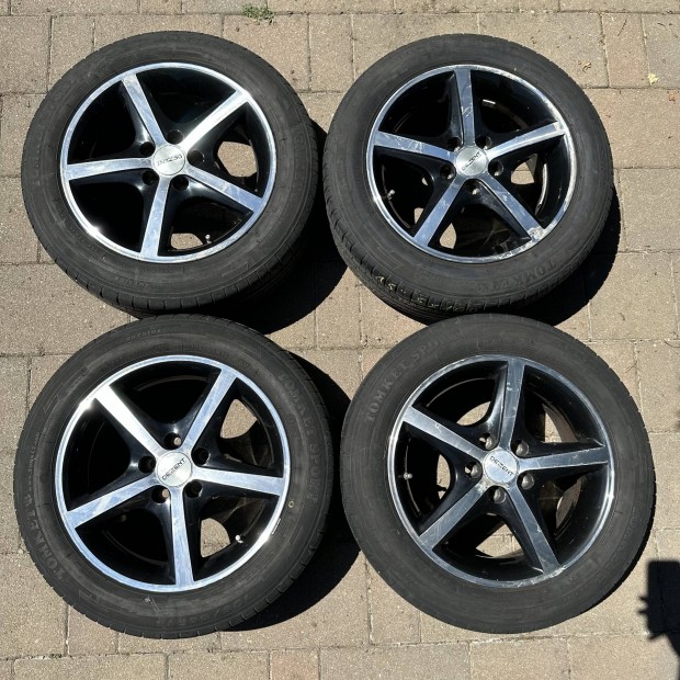 15" 5x100 Dezent alufelni - 6-6,5mm 195/55 R15 Tomket nyri gumi