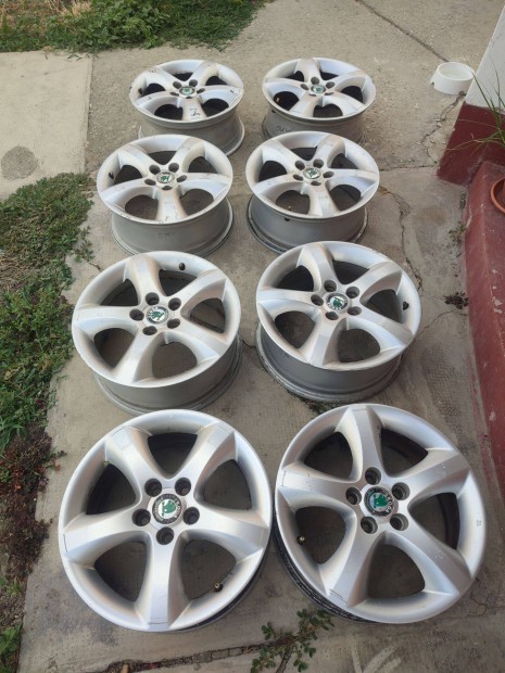 15" 5x100 Skoda Fabia alufelni garnitrk eladoak