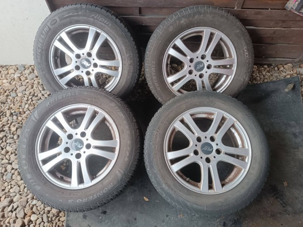 15" 5x110 Gy�ri Opel alufelni t�li gumival elad�!