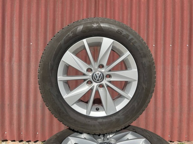15" 5x112 gyári VW alufelni téligumikkal!