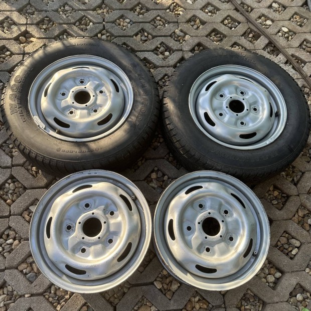 15" 5x160 5,5J ET60 Ford Transit lemezfelni eladó! 2db 195/70 R15 C