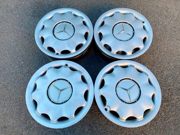 15" Mercedes W168 lemezfelni + gyári dísztárcsa 5x112 felni 20 000