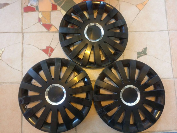 15" fekete dsztrcsa, 3 db