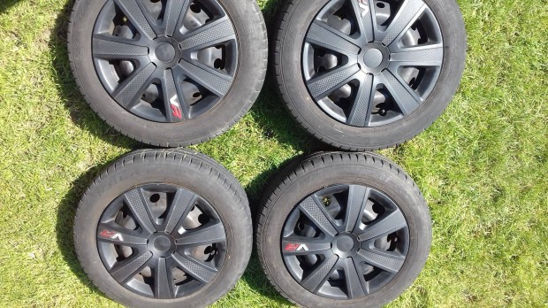 15 col 4x100 lemezfelni nyári gumival Renault Dacia Nissan