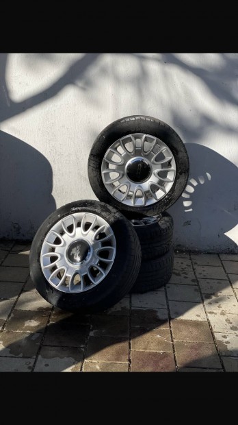 15 colos Fiat 500 alufelni 15 col