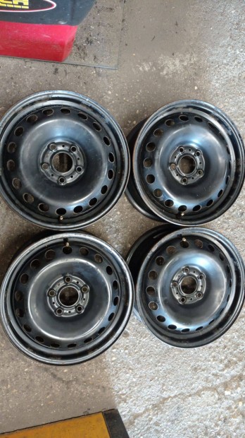 15 colos használt Gyári Renault 5x108 lyukosztású acél felni garnitúra