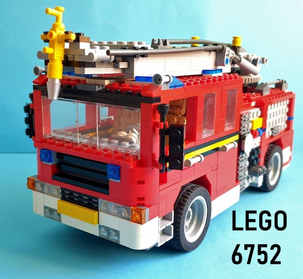 15 ves LEGO Creator 6752 Fire Rescue tzoltaut hinytalan, tmutat