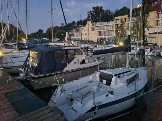 15 lers elektromos motorral felszerelt haj a Balatonon!