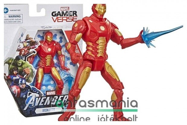 15cm Marvel Bosszllk jtk figura Vasember Iron-Man Gamer Verse