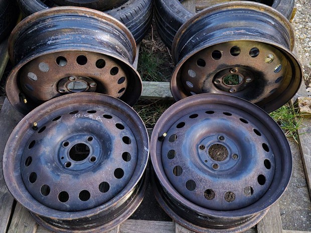 15colos Nissan Micra Renault Clio aclfelni 4x100 lemezfelni R15 felni