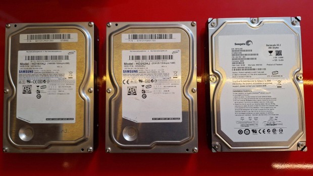 160 GB s 250 GB SATA HDD Samsung Seagate winchester vincseszter