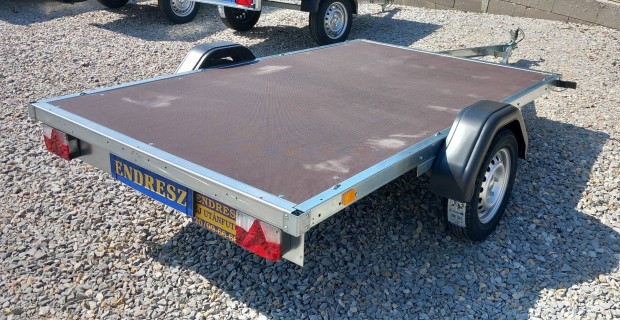 160cmx256cm-es Uniplatós / Síkplatós Új utánfutó! Készletről!!!Hitelre