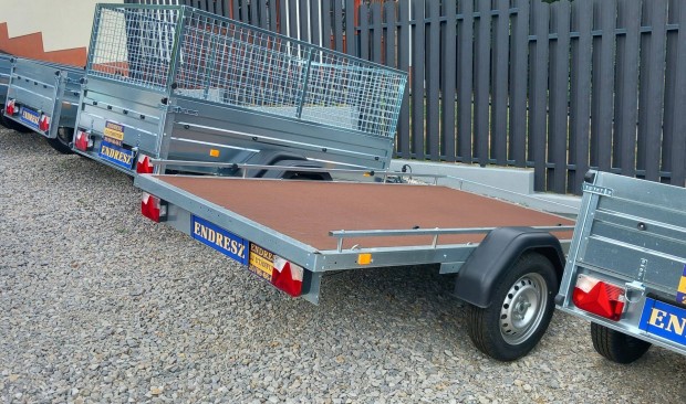 160cmx256cm-es Uniplatós / Síkplatós Új utánfutó! Készletről!!! Hitelr