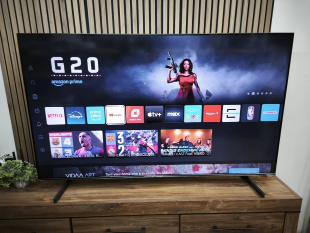 165CM Uled, Miniled, 4K SMART WIFI LED TV. Youtube.Netflix.Disney.Max