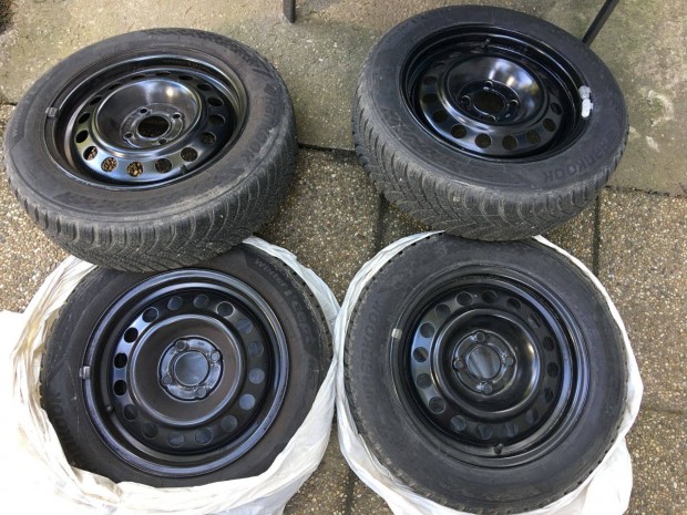 165/65 R14 Hankook Winter i*cept téli gumik + Alcar Stahlrad felnik