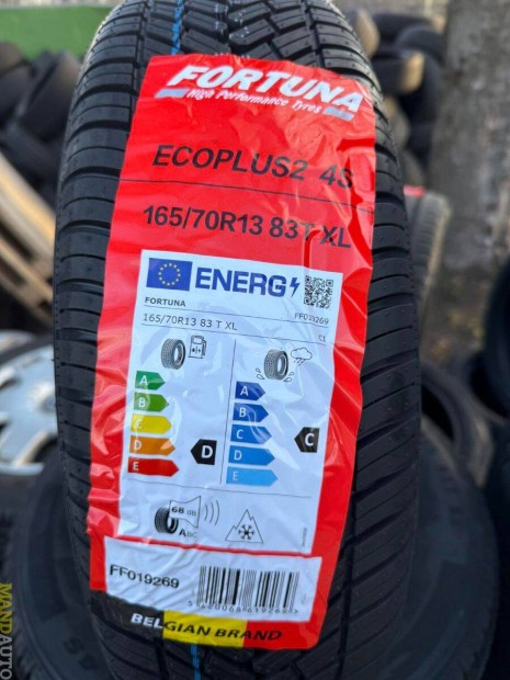 165/70R13 Fortuna Ecoplus2 4Season,Új négy évszakos gumi