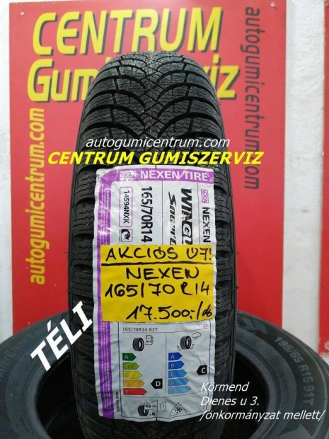 165/70R14 Nexen Winguard Snowg3 WH21