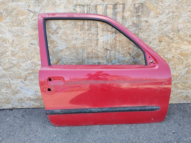 168532 Fiat Seicento 1998-2010 piros színű jobb oldali ajtó, a képen
