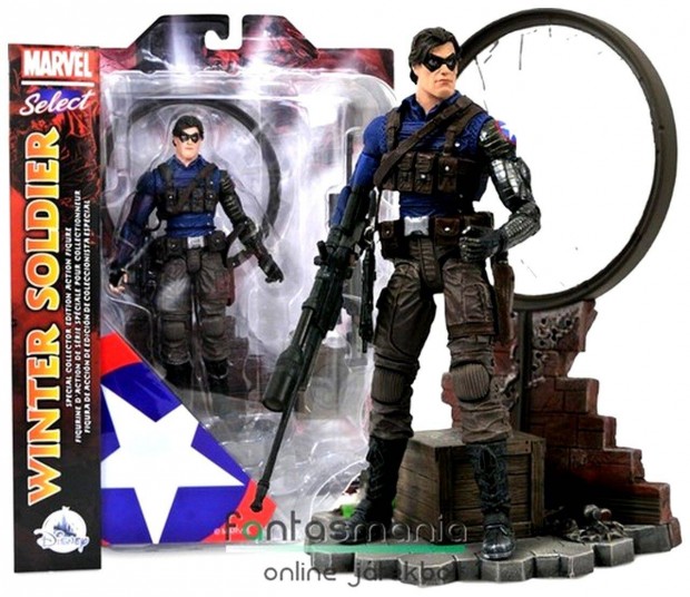 16-18 cm Marvel Select figura Bucky Barnes Winter Soldier