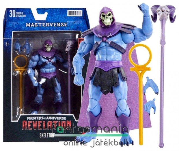 16-18 cm Masters of the Universe / He-Man figura Revelation Skeletor